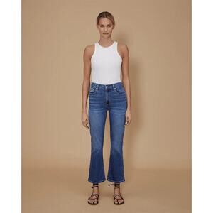 Le Jean Bella Crop Flare Jeans